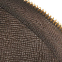 ルイヴィトン LOUIS VUITTON ポシェット クレ N62658 ダミエエベヌ ダミエキャンバス コインケース ゴールド金具 茶 小銭入れ キーチェーン付き