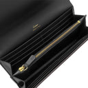 カルティエ Cartier ブルC ドゥ カルティエ インターナショナルウォレット CRL3001852 ブラック カーフ 長財布 ゴールド金具 黒 小銭入れ 札入れ カード入れ