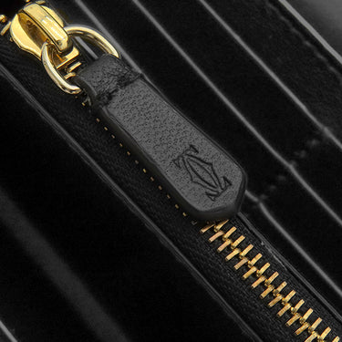 カルティエ Cartier ブルC ドゥ カルティエ インターナショナルウォレット CRL3001852 ブラック カーフ 長財布 ゴールド金具 黒 小銭入れ 札入れ カード入れ