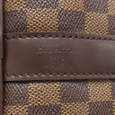 ルイヴィトン LOUIS VUITTON キーポル バンドリエール 55 N41414 ダミエエベヌ ダミエキャンバス ボストンバッグ ゴールド金具 茶 鍵 パドロック欠品