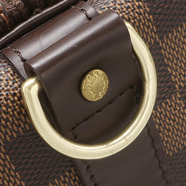 ルイヴィトン LOUIS VUITTON キーポル バンドリエール 55 N41414 ダミエエベヌ ダミエキャンバス ボストンバッグ ゴールド金具 茶 鍵 パドロック欠品