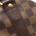 ルイヴィトン LOUIS VUITTON キーポル バンドリエール 55 N41414 ダミエエベヌ ダミエキャンバス ボストンバッグ ゴールド金具 茶 鍵 パドロック欠品