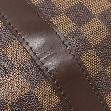 ルイヴィトン LOUIS VUITTON キーポル バンドリエール 55 N41414 ダミエエベヌ ダミエキャンバス ボストンバッグ ゴールド金具 茶 鍵 パドロック欠品