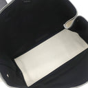 バレンシアガ BALENCIAGA ネイビーカバス M 339936 ナチュラル×グレー キャンバス レザー トートバッグ シルバー金具 白 ロゴ トート Navy カバ
