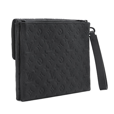 ルイヴィトン LOUIS VUITTON Sロック ポシェット M82559 モノグラムシャドウ レザー モノグラムシャドウレザー クラッチバッグ ブラック金具 黒 クラッチ セカンドバッグ