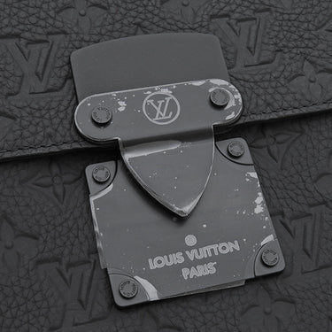 ルイヴィトン LOUIS VUITTON Sロック ポシェット M82559 モノグラムシャドウ レザー モノグラムシャドウレザー クラッチバッグ ブラック金具 黒 クラッチ セカンドバッグ