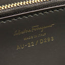 サルヴァトーレ・フェラガモ Salvatore Ferragamo ガンチーニ カメラバッグ AU-22 D293 ブラウン レザー ショルダーバッグ ゴールド金具 斜め掛け ポシェット