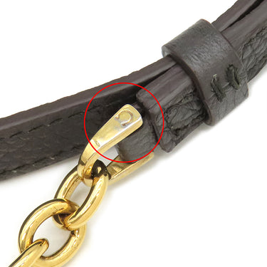 サルヴァトーレ・フェラガモ Salvatore Ferragamo ガンチーニ カメラバッグ AU-22 D293 ブラウン レザー ショルダーバッグ ゴールド金具 斜め掛け ポシェット