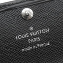 ルイヴィトン LOUIS VUITTON ミュルティクレ 4 M63822 ノワール エピレザー キーケース シルバー金具 黒 鍵入れ 4連 4本