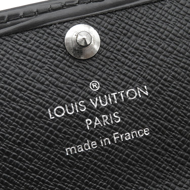 ルイヴィトン LOUIS VUITTON ミュルティクレ 4 M63822 ノワール エピレザー キーケース シルバー金具 黒 鍵入れ 4連 4本
