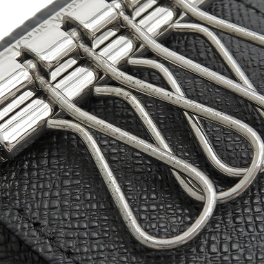 ルイヴィトン LOUIS VUITTON ミュルティクレ 4 M63822 ノワール エピレザー キーケース シルバー金具 黒 鍵入れ 4連 4本