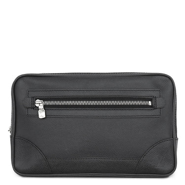 ルイヴィトン LOUIS VUITTON パヴェル M31142 アルドワーズ タイガ セカンドバッグ シルバー金具 黒 クラッチバッグ