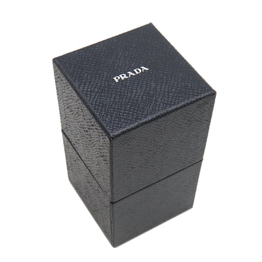 プラダ PRADA ホワイトタイガー キーホルダー 1TL004 ホワイト×ブラック レザー キーホルダー シルバー金具 白 黒 トラ アニマル チャーム
