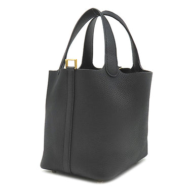 エルメス HERMES ピコタンロック 18 PM ブラック トリヨンクレマンス ハンドバッグ ゴールド金具 新品 未使用 黒 2026年製