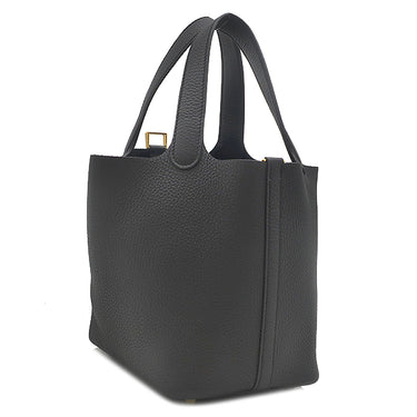 エルメス HERMES ピコタンロック 18 PM ブラック トリヨンクレマンス ハンドバッグ ゴールド金具 新品 未使用 黒 2026年製