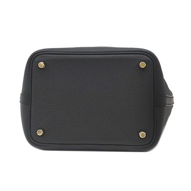 エルメス HERMES ピコタンロック 18 PM ブラック トリヨンクレマンス ハンドバッグ ゴールド金具 新品 未使用 黒 2026年製