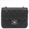 シャネル CHANEL ミニフラップバッグ ブラック ラムスキン ショルダーバッグ ゴールド金具 ココマーク