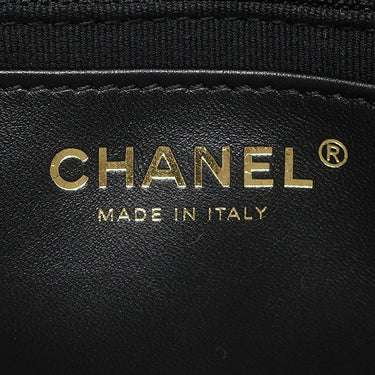 シャネル CHANEL ミニフラップバッグ ブラック ラムスキン ショルダーバッグ ゴールド金具 ココマーク