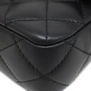 シャネル CHANEL ミニフラップバッグ ブラック ラムスキン ショルダーバッグ ゴールド金具 ココマーク