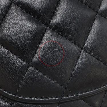 シャネル CHANEL ミニフラップバッグ ブラック ラムスキン ショルダーバッグ ゴールド金具 ココマーク