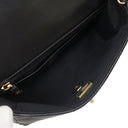 シャネル CHANEL ミニフラップバッグ ブラック ラムスキン ショルダーバッグ ゴールド金具 ココマーク
