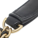 シャネル CHANEL マトラッセ パール ココマーク ブラック ラムスキン ショルダーバッグ ヴィンテージ金具 黒 チェーンショルダー