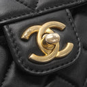 シャネル CHANEL マトラッセ チェーンショルダー AS3442 ブラック ラムスキン ショルダーバッグ ヴィンテージ金具 ロゴチェーン