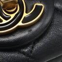 シャネル CHANEL マトラッセ チェーンショルダー AS3113 ブラック レザー ショルダーバッグ ヴィンテージ金具 ココマーク