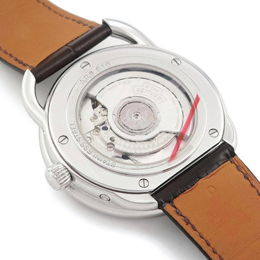 腕時計 エルメス HERMES グランドリュンヌ マキシム アルソー AR8.810 自動巻き メンズ OH済 ムーンフェイズ トリプルカレンダー
