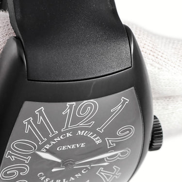 腕時計 フランクミュラー FRANCK MULLER トノウカーベックス カサブランカ オールブラック 8880CDTNR ALLBLACK CASA 自動巻き メンズ OH済