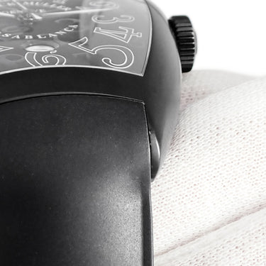 腕時計 フランクミュラー FRANCK MULLER トノウカーベックス カサブランカ オールブラック 8880CDTNR ALLBLACK CASA 自動巻き メンズ OH済