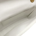 セリーヌ CELINE マトラッセ モノクローム 111273EYD.01HT ホワイト レザー ショルダーバッグ ゴールド金具 白 ロゴ チェーンバッグ キルティング