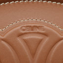 セリーヌ CELINE オーバルパース キュイル トリオンフ 10I703DPQ.02TR タン レザー ショルダーバッグ ゴールド金具 茶 ミニショルダー ポシェット