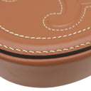 セリーヌ CELINE オーバルパース キュイル トリオンフ 10I703DPQ.02TR タン レザー ショルダーバッグ ゴールド金具 茶 ミニショルダー ポシェット