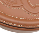 セリーヌ CELINE オーバルパース キュイル トリオンフ 10I703DPQ.02TR タン レザー ショルダーバッグ ゴールド金具 茶 ミニショルダー ポシェット