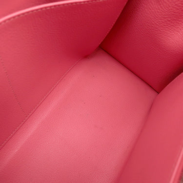エルメス HERMES ケリー28 外縫い ローズアザレ ヴォーエプソン 2WAYバッグ シルバー金具 ピンク ハンドバッグ ショルダー