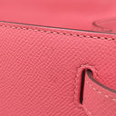 エルメス HERMES ケリー28 外縫い ローズアザレ ヴォーエプソン 2WAYバッグ シルバー金具 ピンク ハンドバッグ ショルダー