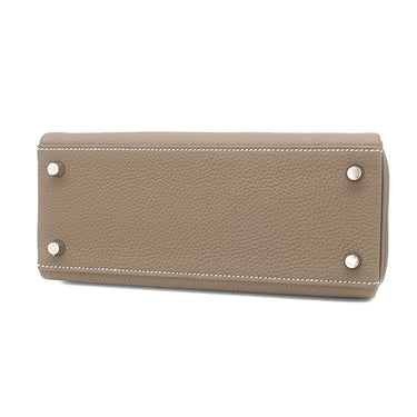 エルメス HERMES ケリー25 内縫い エトゥープ トゴ 2WAYバッグ シルバー金具 新品 未使用 グレージュ ハンドバッグ ショルダー