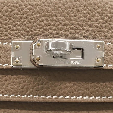 エルメス HERMES ケリー25 内縫い エトゥープ トゴ 2WAYバッグ シルバー金具 新品 未使用 グレージュ ハンドバッグ ショルダー
