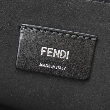 フェンディ FENDI バゲット メッセンジャーバッグ ラージ 7VA536 グレー レザー 2WAYバッグ シルバー金具 ショルダーバッグ