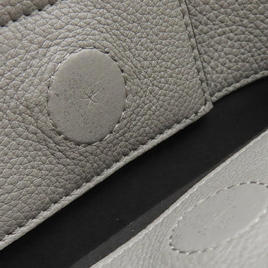 フェンディ FENDI バゲット メッセンジャーバッグ ラージ 7VA536 グレー レザー 2WAYバッグ シルバー金具 ショルダーバッグ