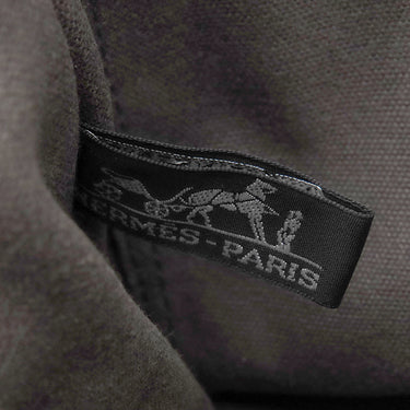エルメス HERMES フールトゥ PM グレー×オレンジ×ホワイト キャンバス トートバッグ シルバー金具 銀座限定 限定カラー