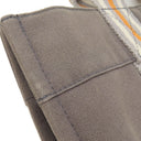 エルメス HERMES フールトゥ PM グレー×オレンジ×ホワイト キャンバス トートバッグ シルバー金具 銀座限定 限定カラー