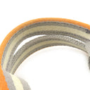 エルメス HERMES フールトゥ PM グレー×オレンジ×ホワイト キャンバス トートバッグ シルバー金具 銀座限定 限定カラー