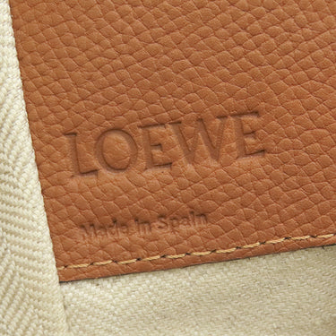 ロエベ LOEWE ハンモックバッグ スモール 387.30.S35 タン カーフ 2WAYバッグ ゴールド金具 茶 アナグラム ハンドバッグ ショルダー