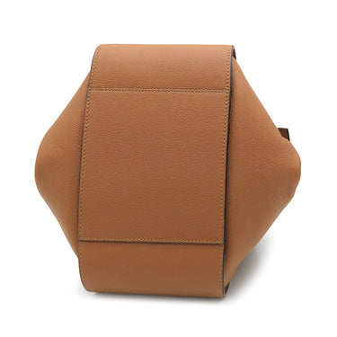 ロエベ LOEWE ハンモックバッグ スモール 387.30.S35 タン カーフ 2WAYバッグ ゴールド金具 茶 アナグラム ハンドバッグ ショルダー