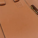 ロエベ LOEWE ハンモックバッグ スモール 387.30.S35 タン カーフ 2WAYバッグ ゴールド金具 茶 アナグラム ハンドバッグ ショルダー