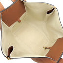 ロエベ LOEWE ハンモックバッグ スモール 387.30.S35 タン カーフ 2WAYバッグ ゴールド金具 茶 アナグラム ハンドバッグ ショルダー