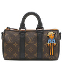 ルイヴィトン LOUIS VUITTON LVフレンズ キーポルXS M80201 モノグラム モノグラムキャンバス レザー 2WAYバッグ ブラック金具 ショルダー ミニボストン