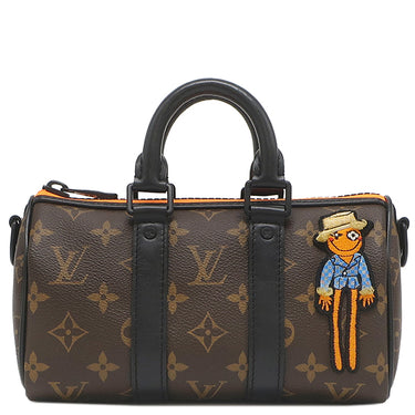 ルイヴィトン LOUIS VUITTON LVフレンズ キーポルXS M80201 モノグラム モノグラムキャンバス レザー 2WAYバッグ ブラック金具 ショルダー ミニボストン